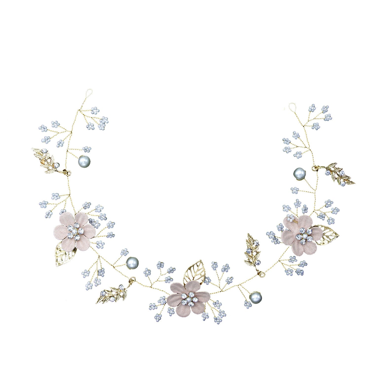 Flower Pearl Headband/Hair Accessories for Girls childrensterritory