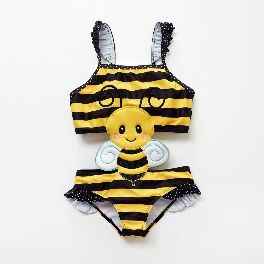 Belly Protection Whole Swimsuit for Baby/Kids Girls childrensterritory