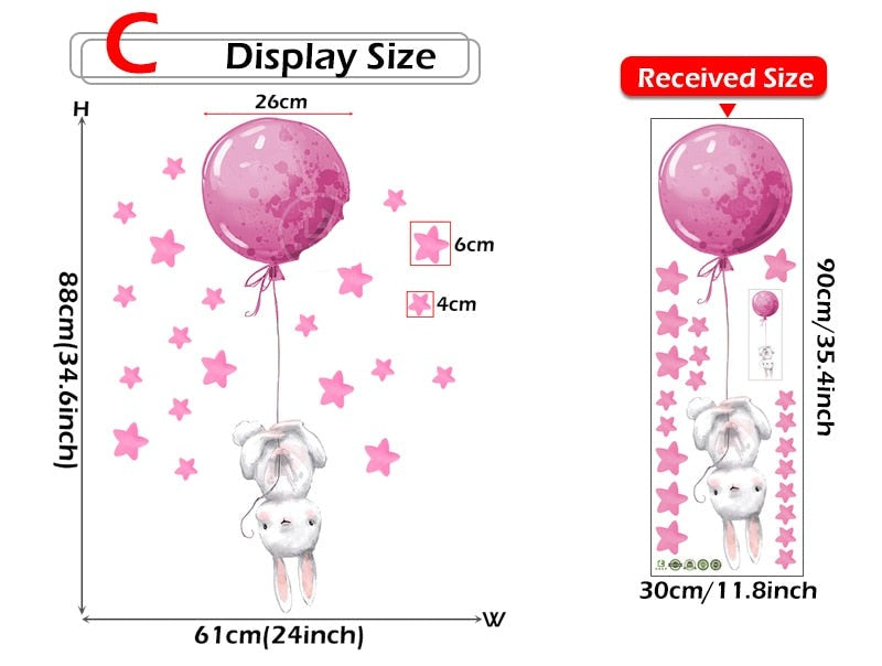 Cartoon Wall Stickers for Kids Room Decor childrensterritory