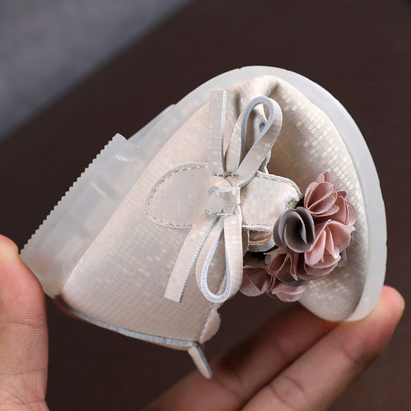 Kids Girls Flats Lace Flower Princess Party Shoes childrensterritory