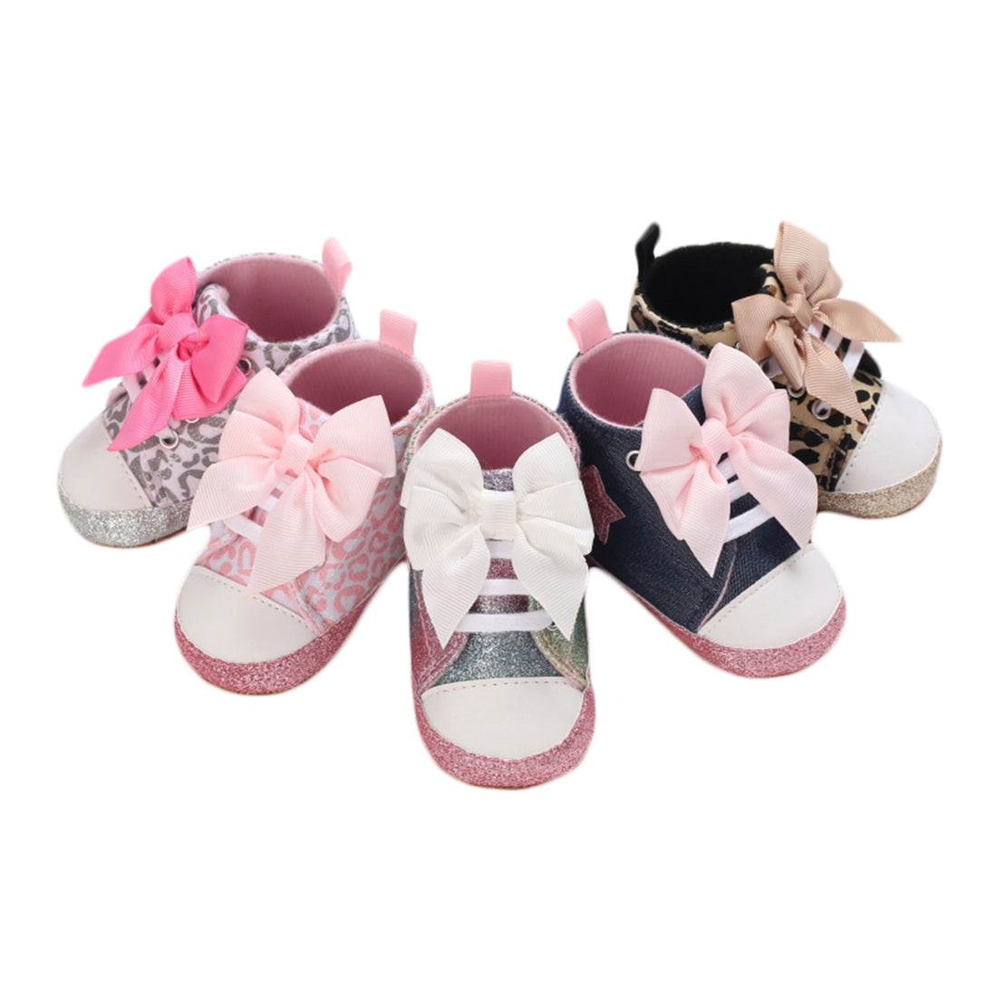 Newborn Girl Printed First Walker Shoes childrensterritory