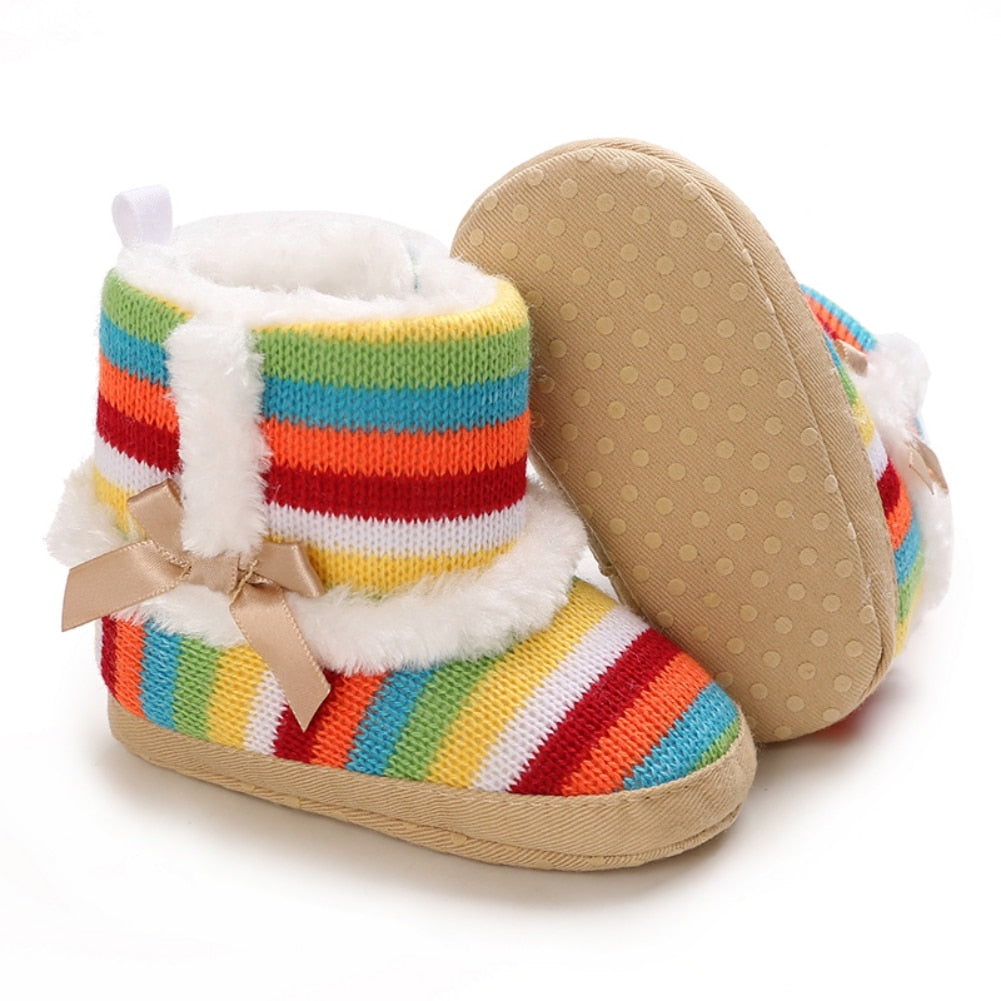 Infant Warm Soft Sole Fleece Snow Boots childrensterritory