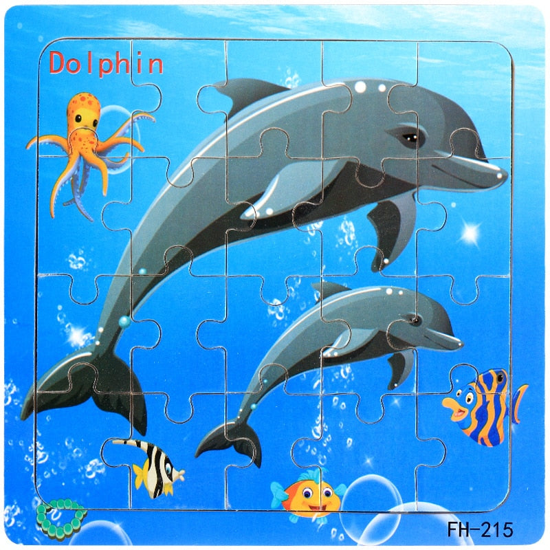 Kids 20 Pieces Wooden Jigsaw Puzzles/Educational Toys childrensterritory