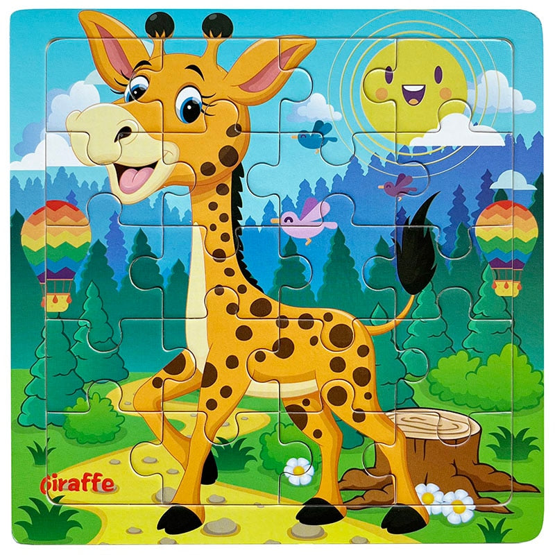 Kids 20 Pieces Wooden Jigsaw Puzzles/Educational Toys childrensterritory