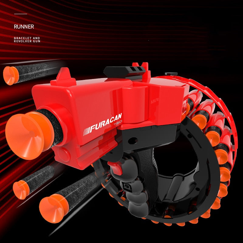 Kids 28 Rounds Electric Bracelet Soft Bullet Gun Toys childrensterritory