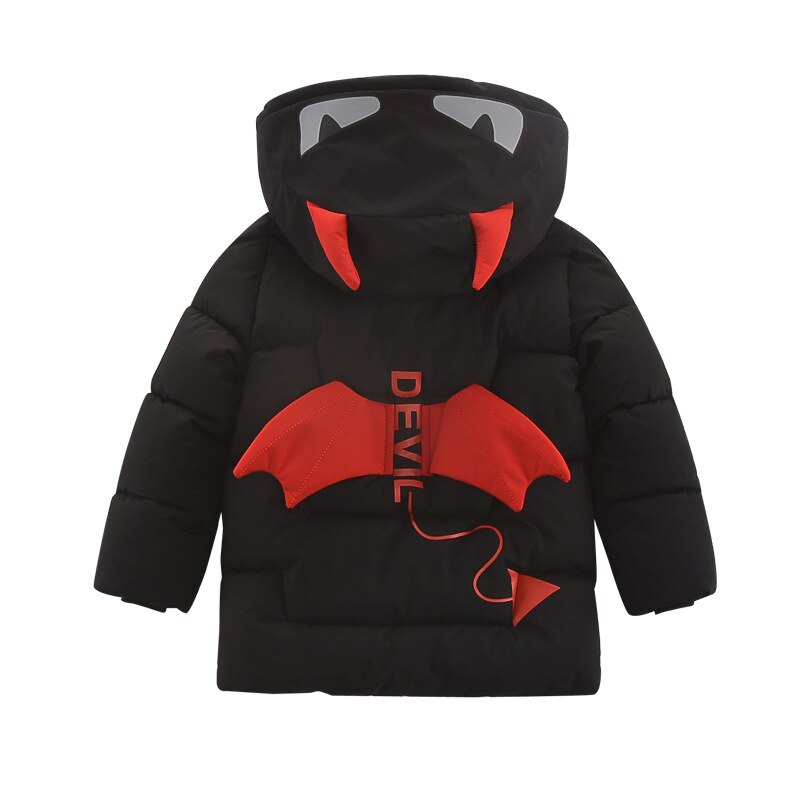 Kids Boys Cotton-padded Cartoon Monster Jacket childrensterritory