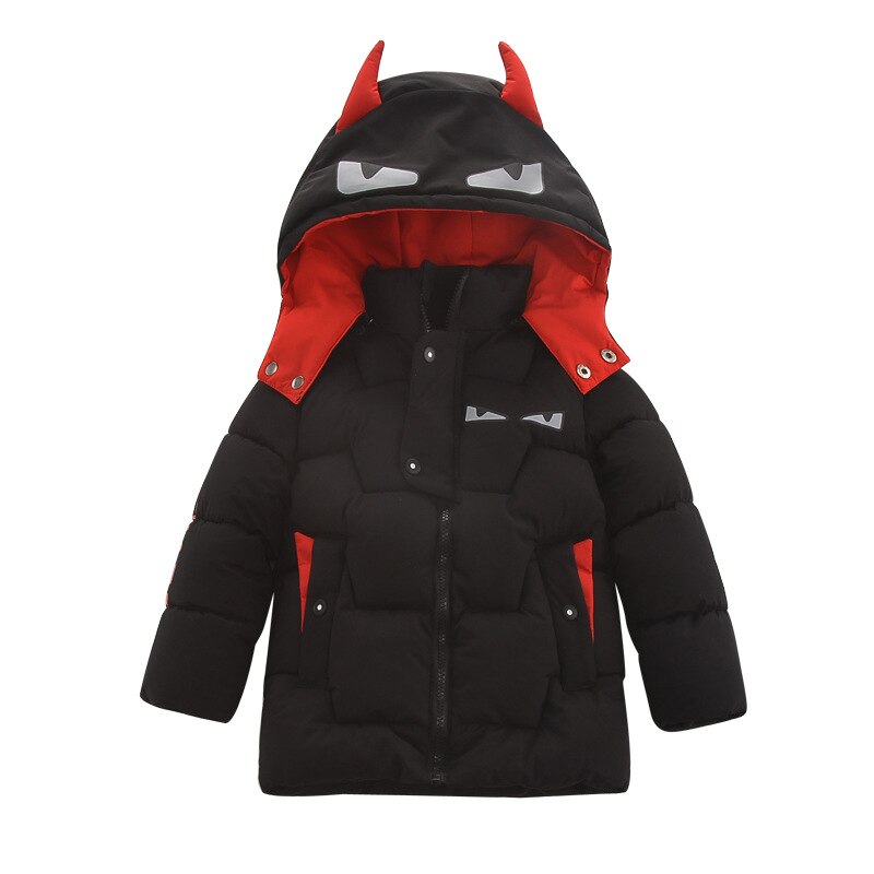 Kids Boys Cotton-padded Cartoon Monster Jacket childrensterritory
