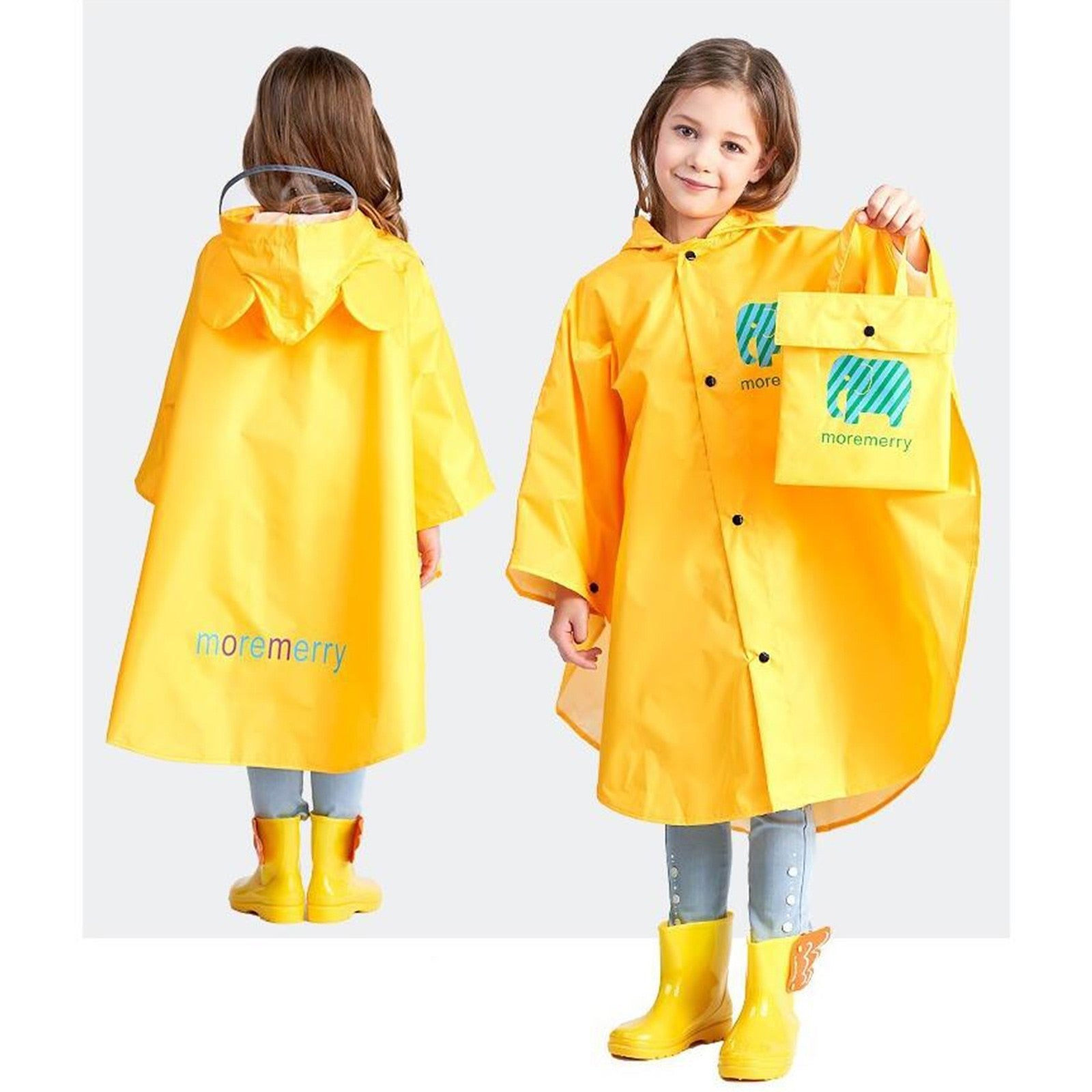 Kids Boys Girls Cute 3D Rain Wear/Raincoat childrensterritory
