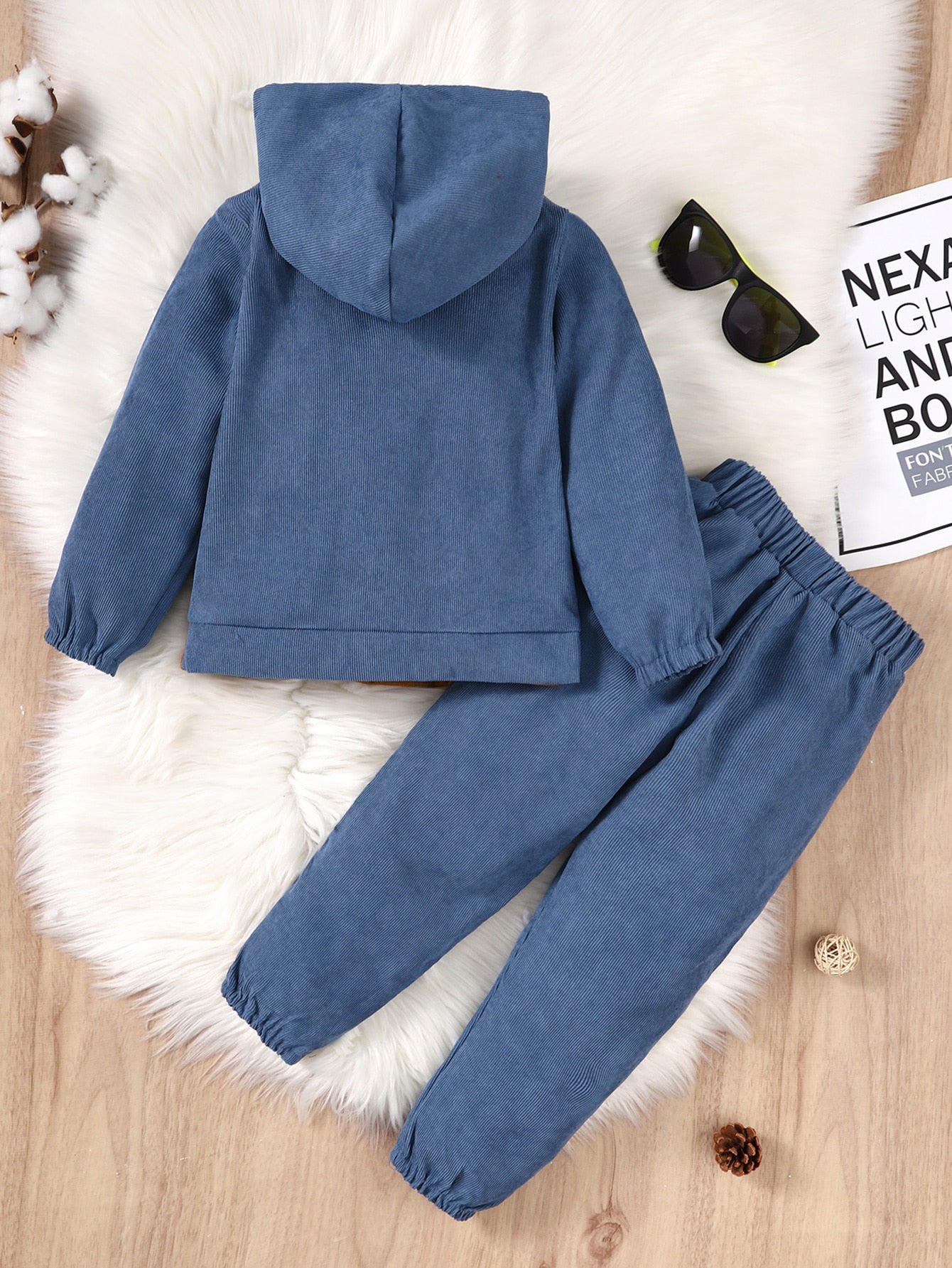 Kids Boys Long Sleeve Hooded Sports Suit Set childrensterritory