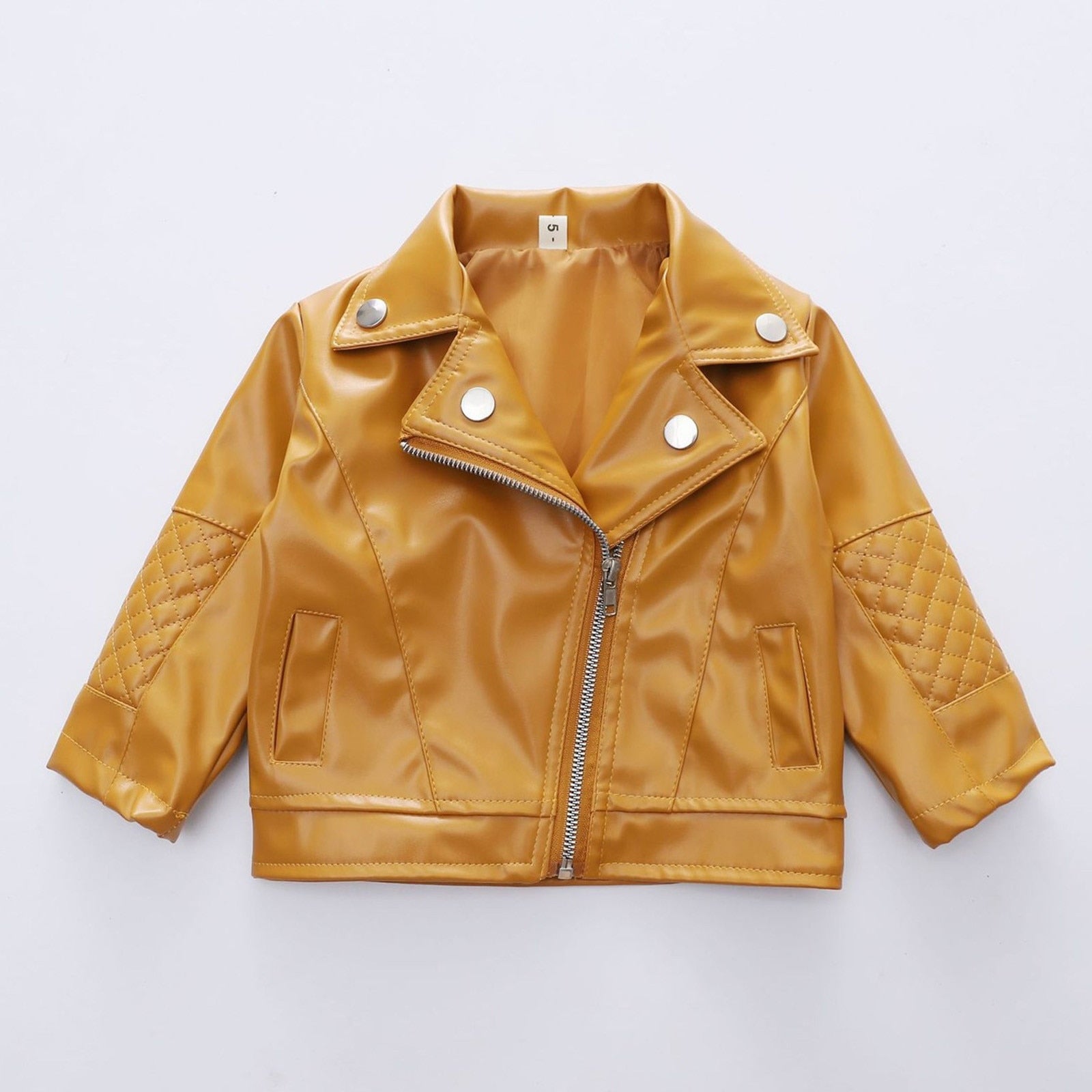 Kids Boys/Girls Stylish Short Leather Jacket/Coat childrensterritory