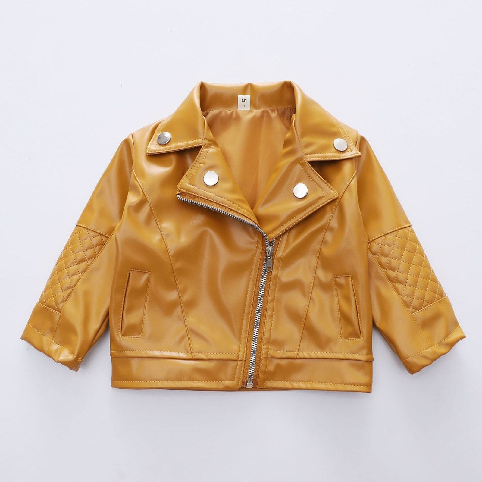 Kids Boys/Girls Stylish Short Leather Jacket/Coat childrensterritory