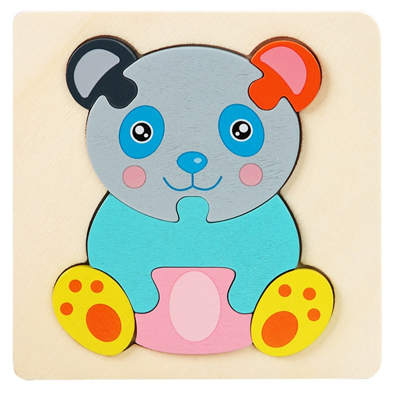 Kids Colorful 3D Jigsaw Puzzle/Educational Toys childrensterritory