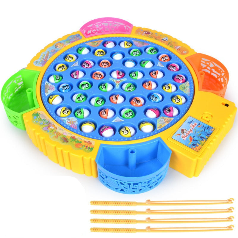 Kids Electric & Musical Rotating Fishing Game childrensterritory
