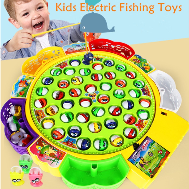Kids Electric & Musical Rotating Fishing Game childrensterritory