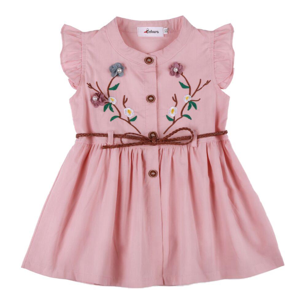 Kids Embroidered Princess Dress for Summer childrensterritory