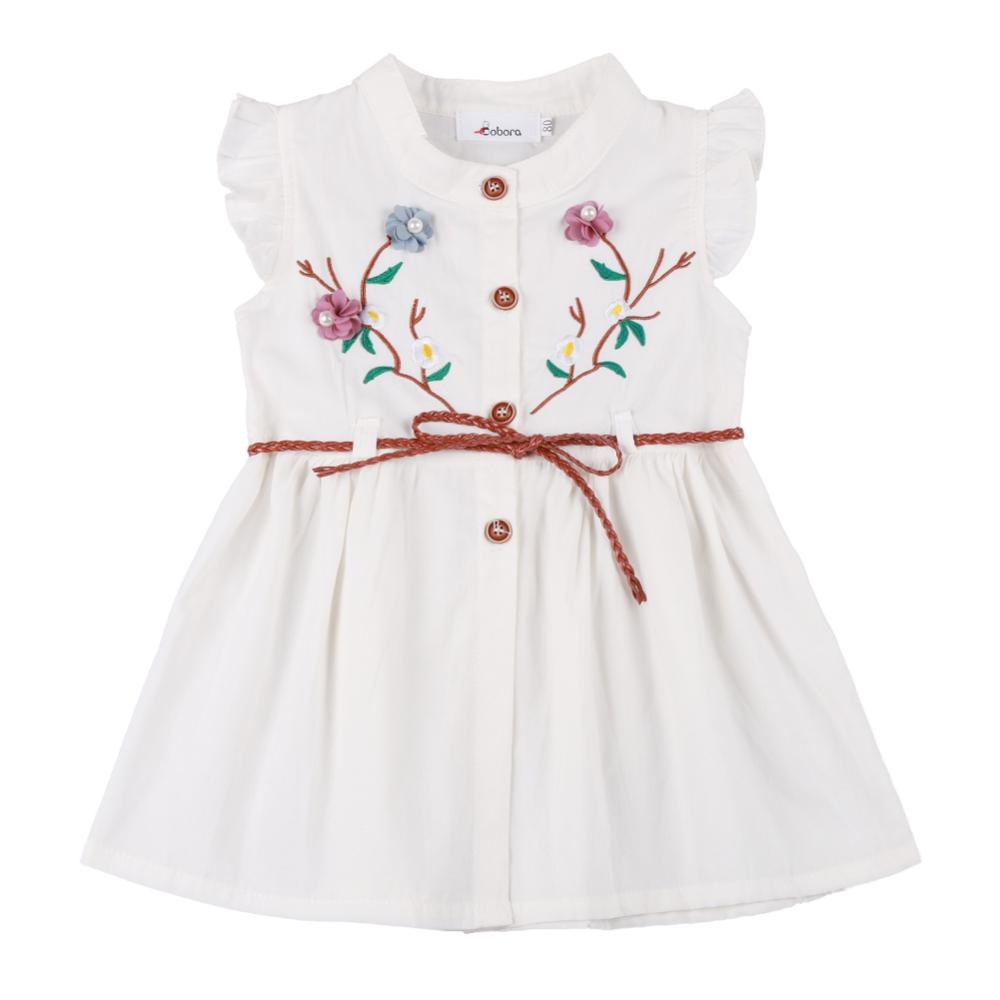 Kids Embroidered Princess Dress for Summer childrensterritory