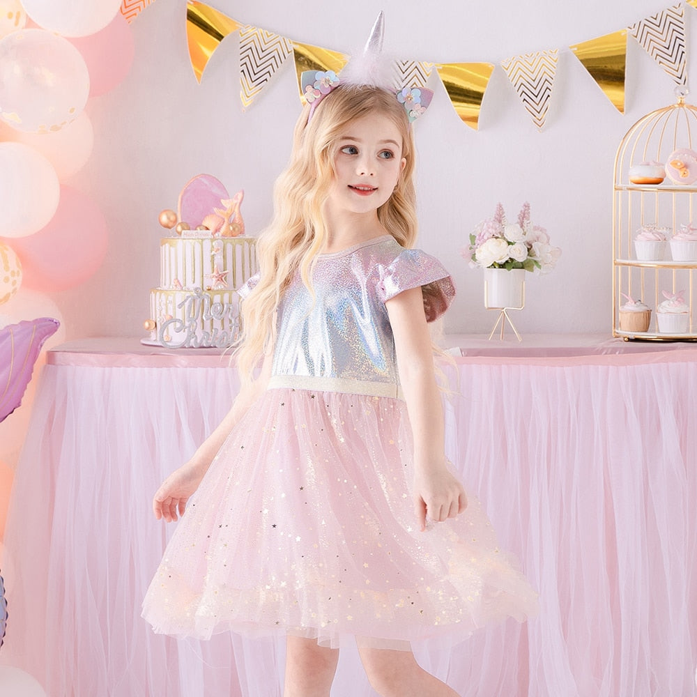 Kids Girls Sleeveless Princess Dress childrensterritory
