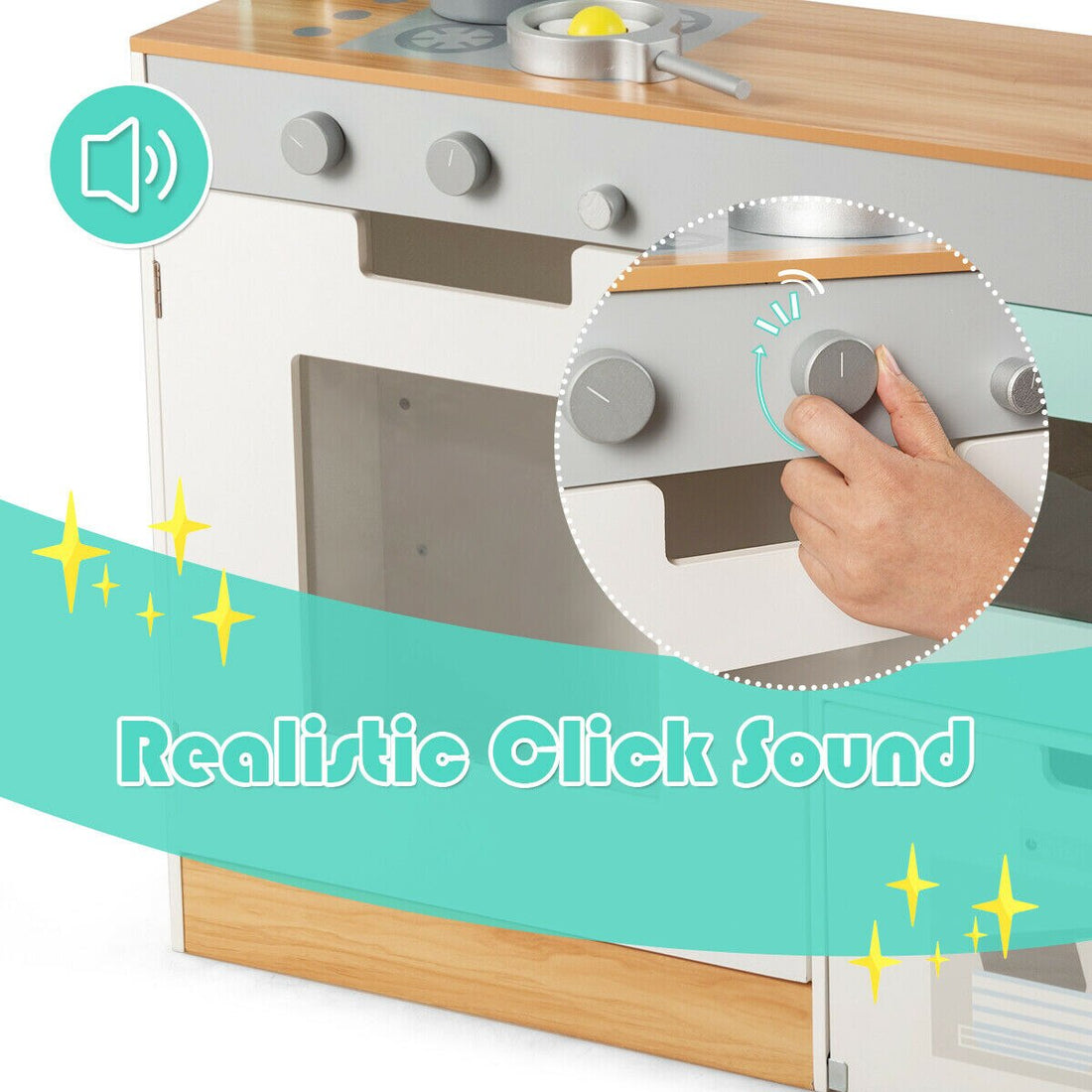 Kids Kitchen & Diner Restaurant Wooden Pretend Cooking Playset childrensterritory