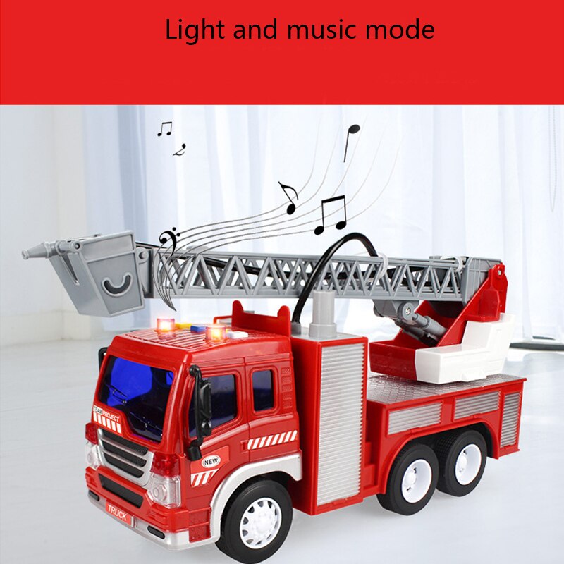 Kids Multi-functional Fire Truck with Sound and Light Toy childrensterritory
