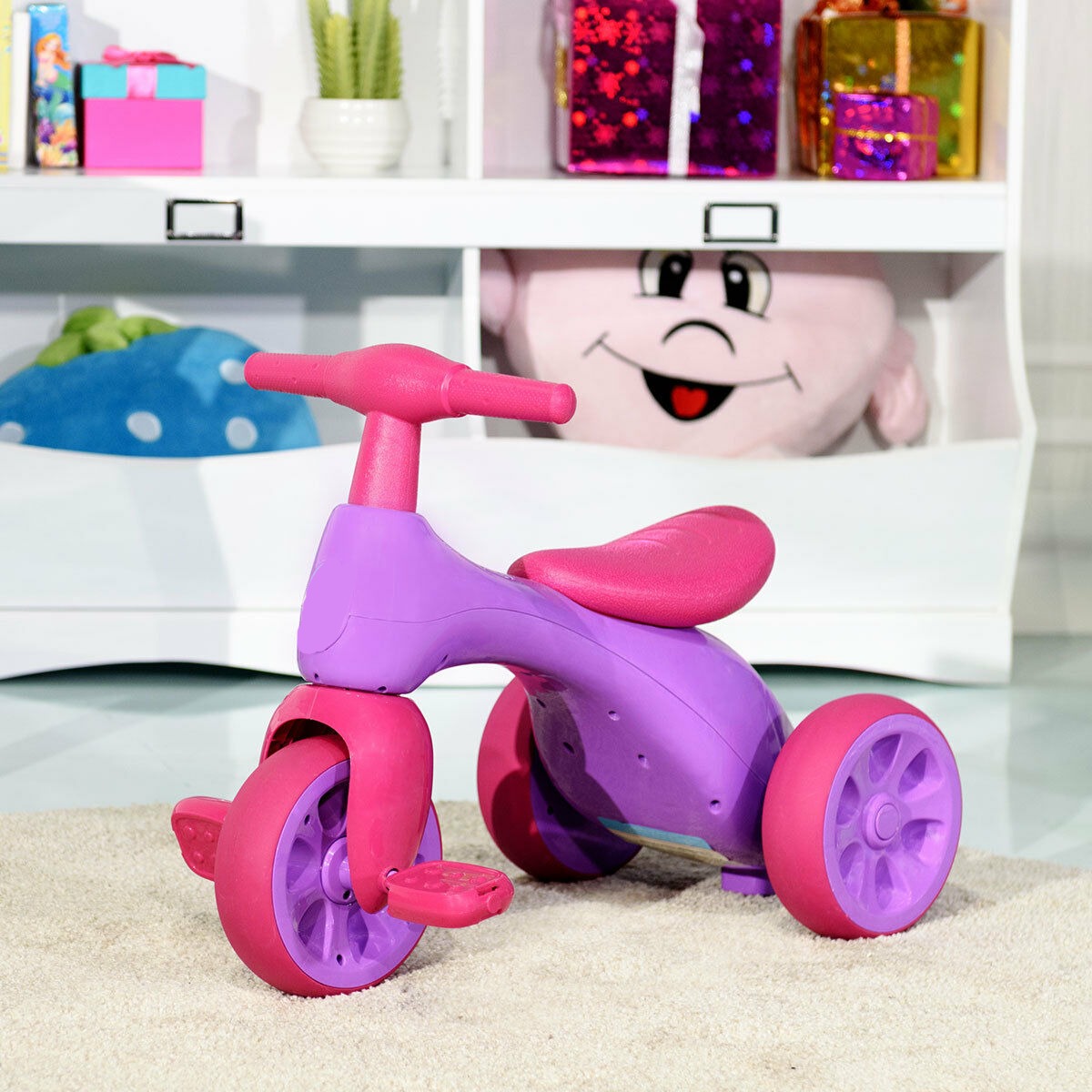 Kids Pink Wheels Tricycle Training Bike/Ride on Toy childrensterritory