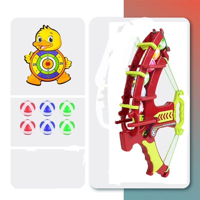Kids Sticky Ball Bow with Target Toy childrensterritory