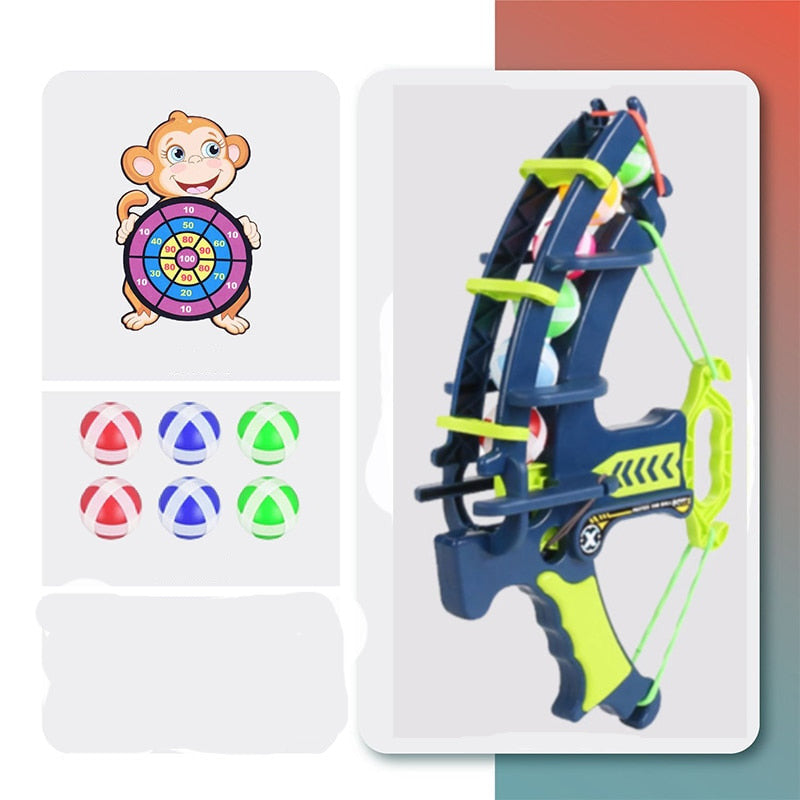 Kids Sticky Ball Bow with Target Toy childrensterritory