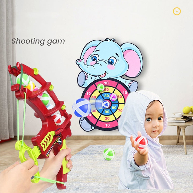 Kids Sticky Ball Bow with Target Toy childrensterritory