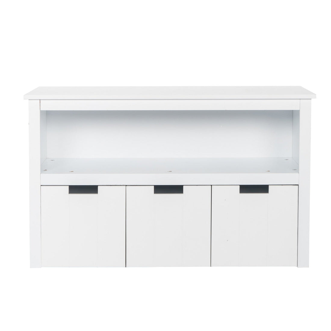 Kids Toy Storage Cabinet with 3 Rolling Toy Box childrensterritory