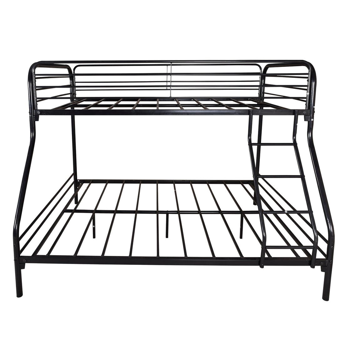 Kids Twin-Over-Full Bunk Metal Bed Frame with Ladder childrensterritory