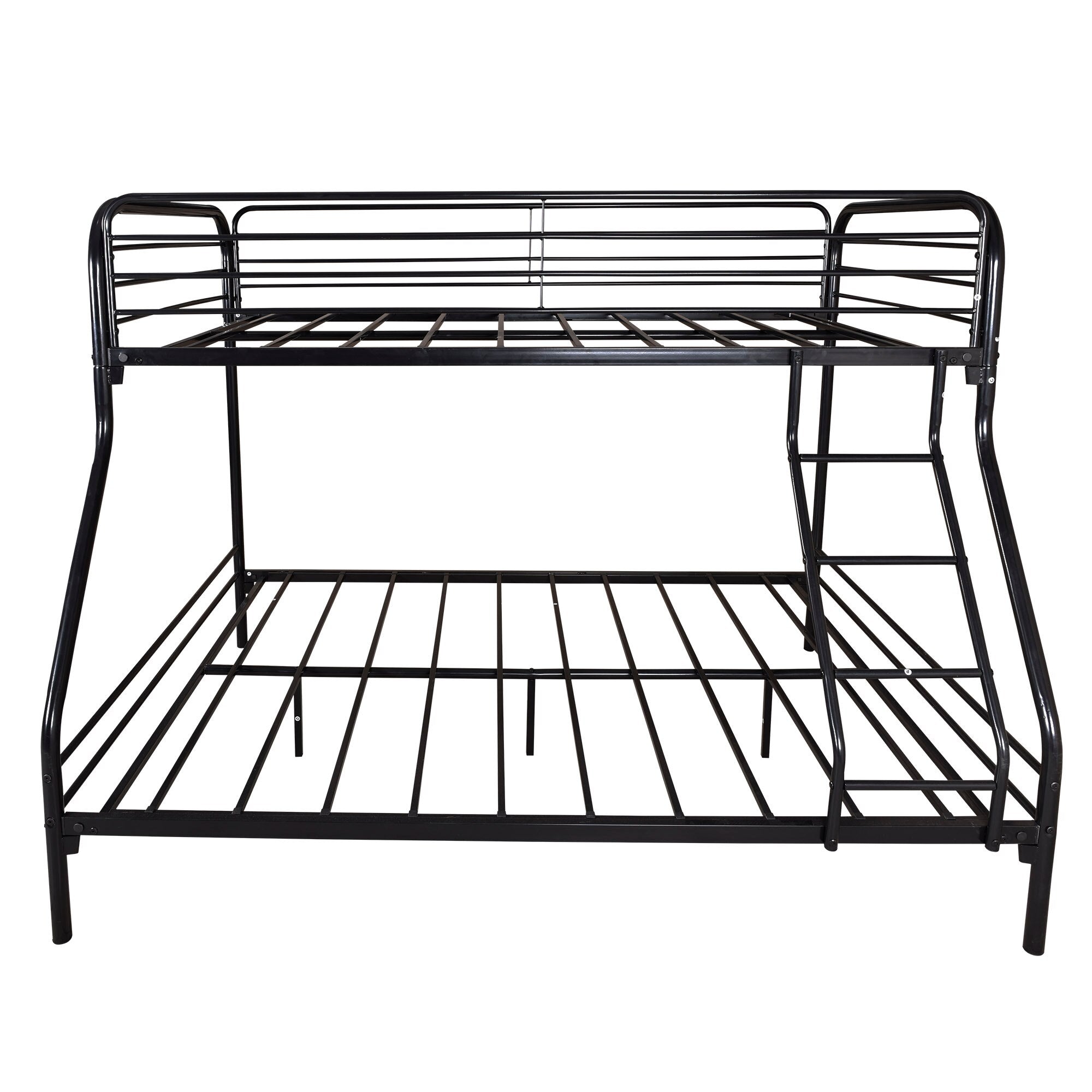 Kids Twin-Over-Full Bunk Metal Bed Frame with Ladder childrensterritory
