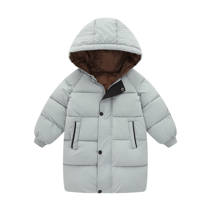 Kids Windproof Long Hooded Warm Parka/Jacket childrensterritory