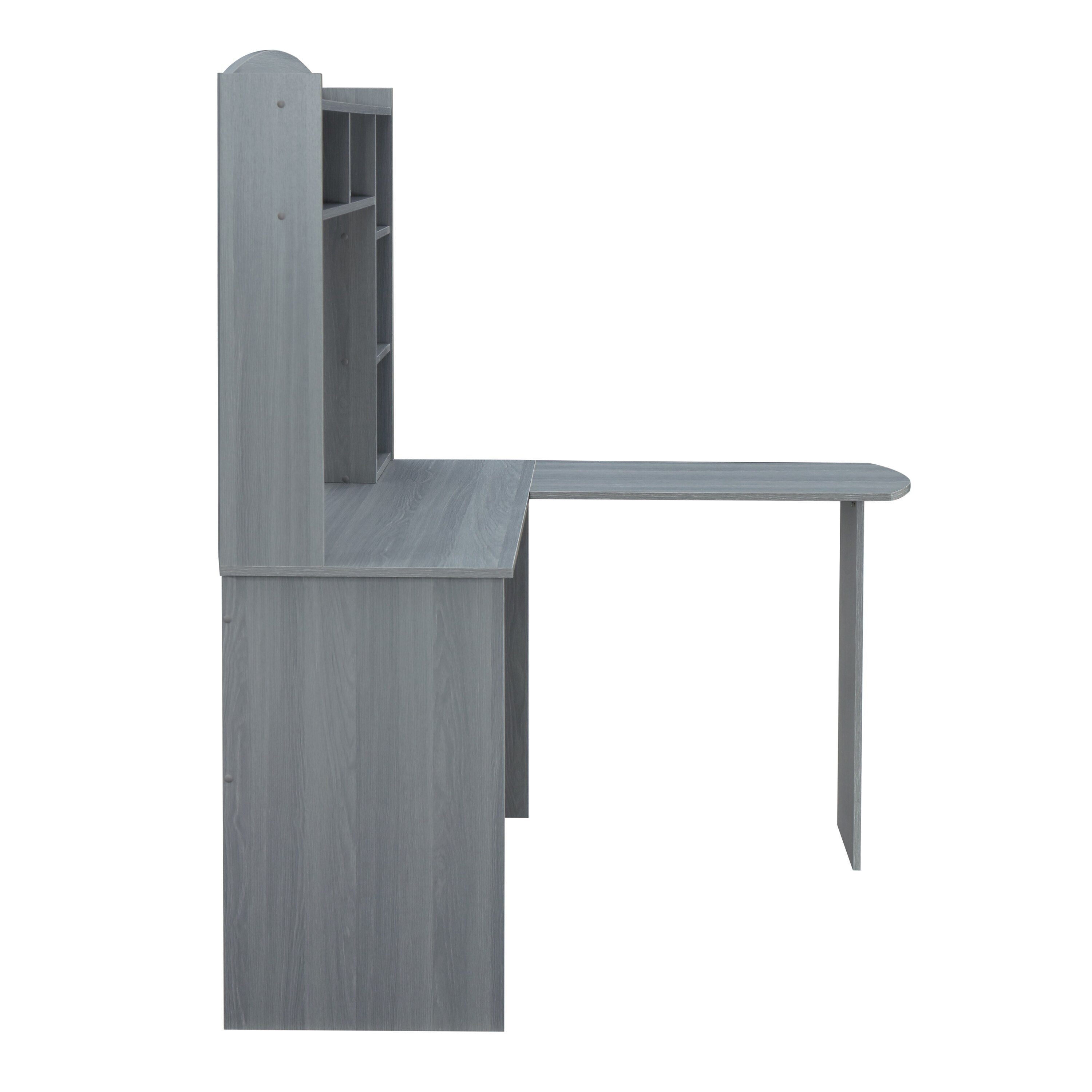 L-Shaped Modern Design Wooden Hutch Office/Study Desk childrensterritory