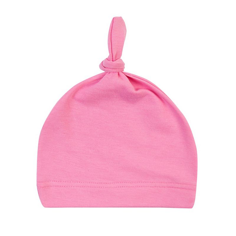 Newborn Baby Cotton knotted Beanies childrensterritory
