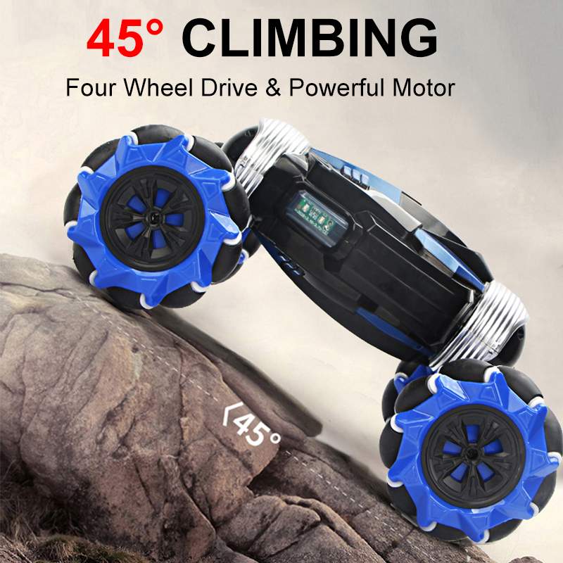 RC Car 4WD Radio Control Stunt Car With Light & Music childrensterritory