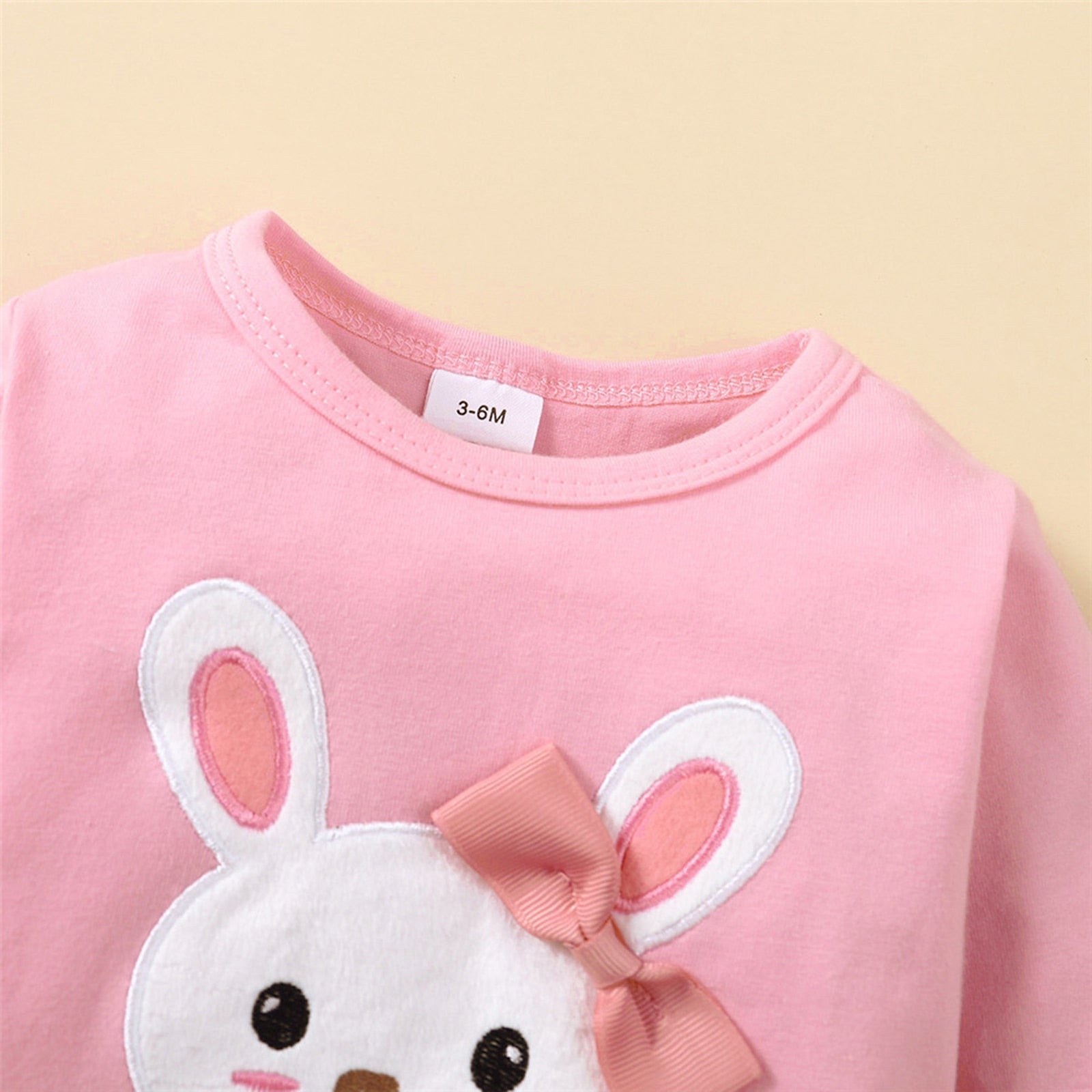Rabbit Print Top & A-Line Skirt/Easter Outfit Set for Baby Girl childrensterritory