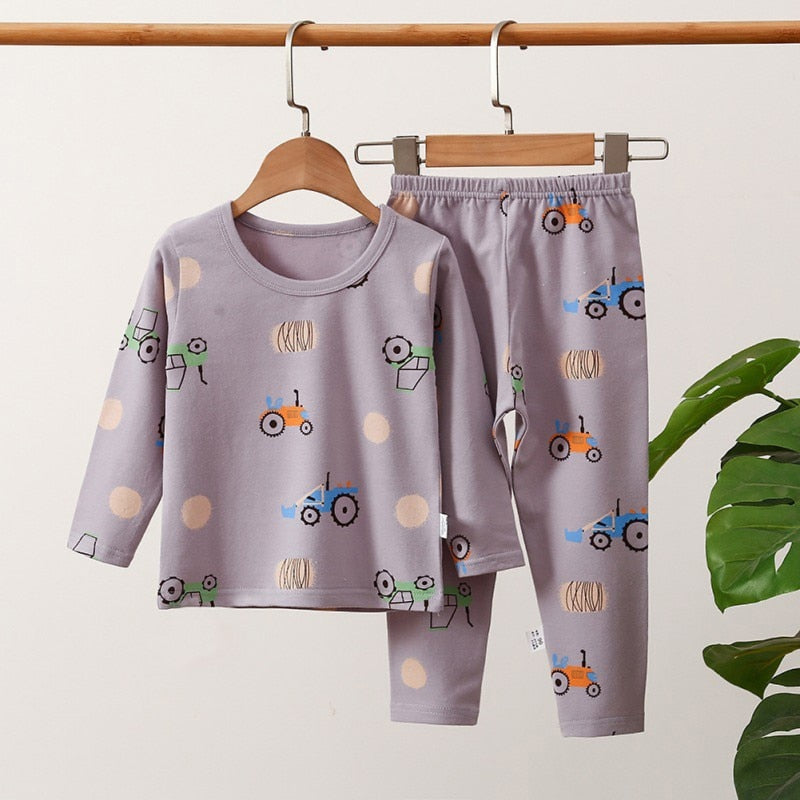 Baby/Kids Boys And Girls Long-Sleeve Sleepwear Set childrensterritory