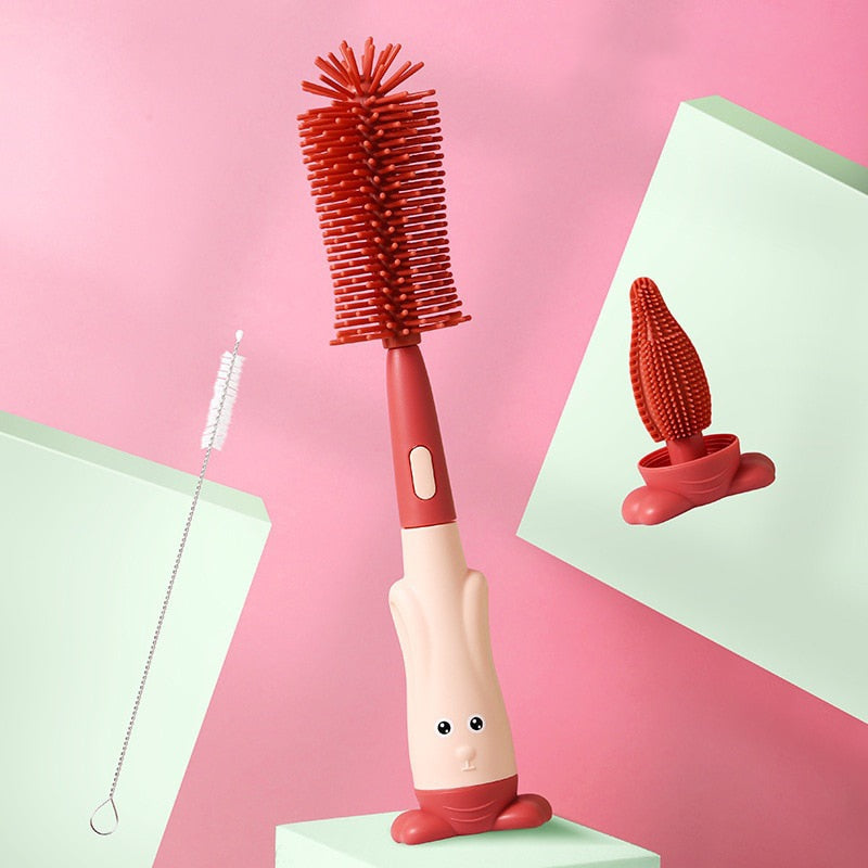 3PCS Baby Cup/Bottle Cleaning Brushes Set childrensterritory
