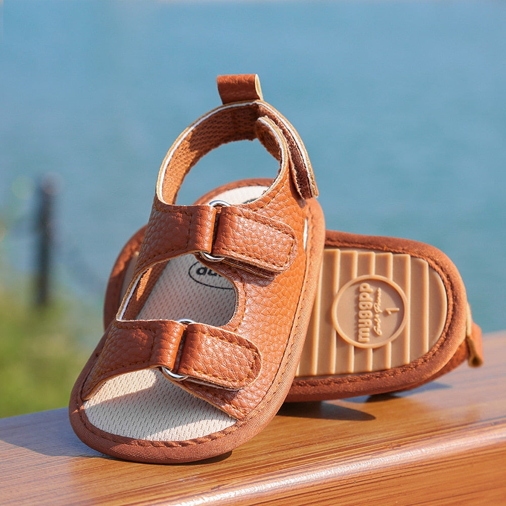 Baby Unisex Anti-Slip Soft Bottom Sandals/Crib Shoes childrensterritory