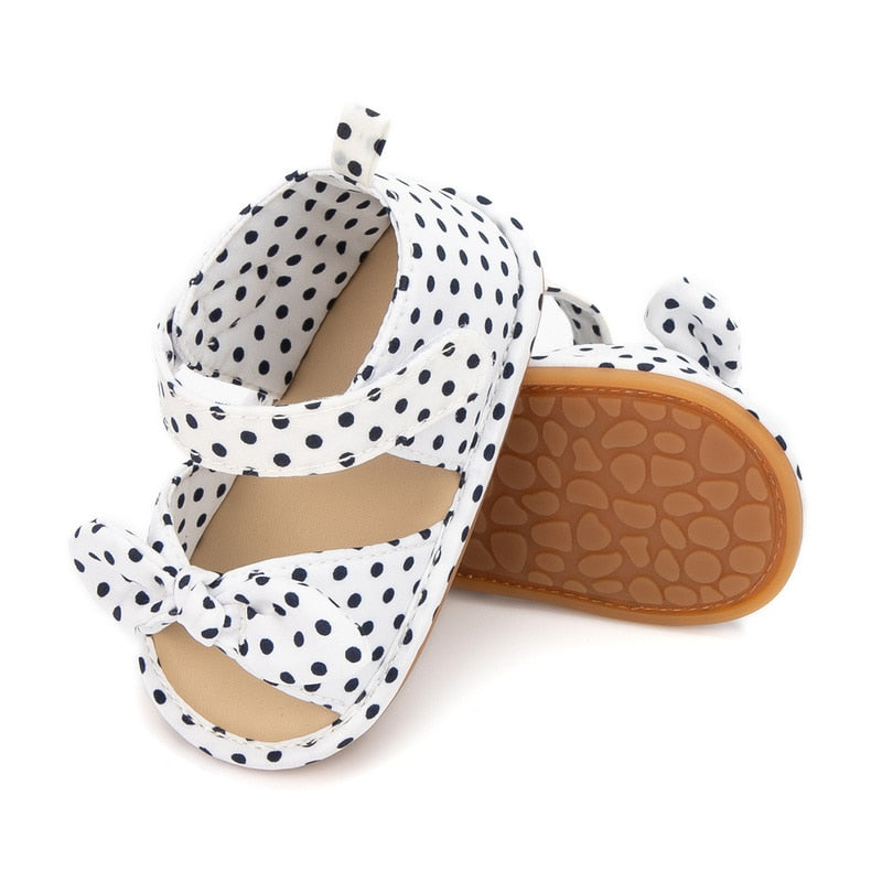 Newborn Girls Polka Dots Anti-slip First Walkers childrensterritory