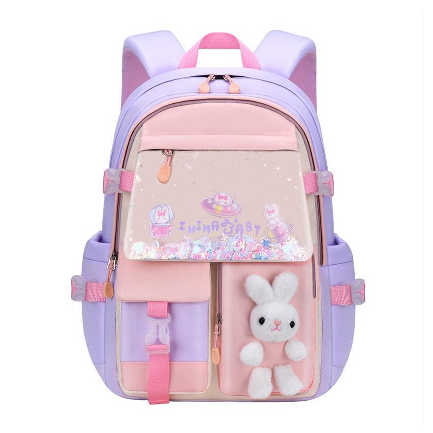 Multi Pocket Cartoon School Backpacks for Kids childrensterritory