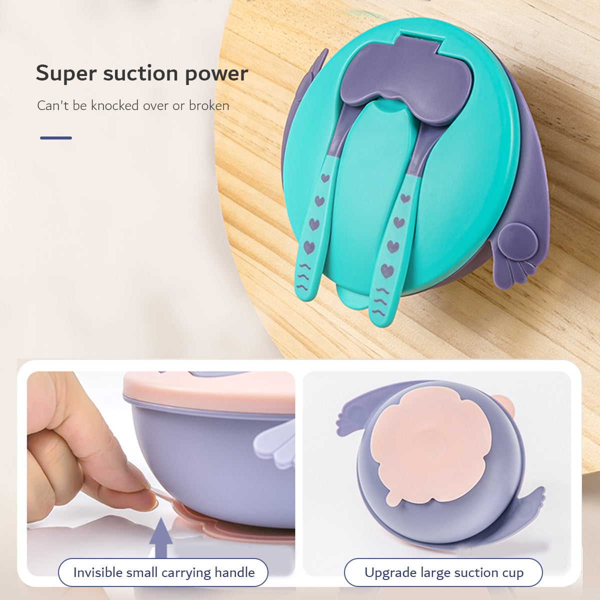 Baby/Kids Food Feeding Plastic Tableware Set childrensterritory