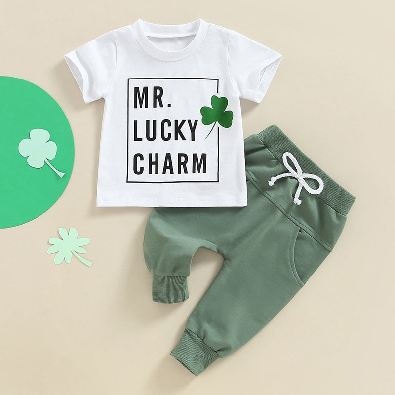 Toddler Boy St.Patrick‘s Day Clothes Set childrensterritory