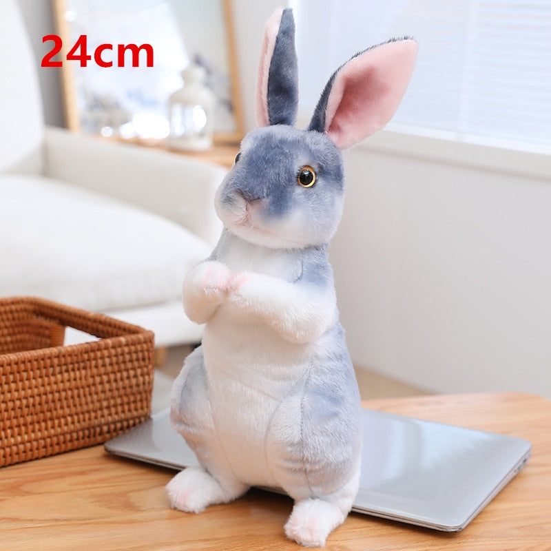Realistic Rabbit Stuffed Toys for Kids Room Decor childrensterritory