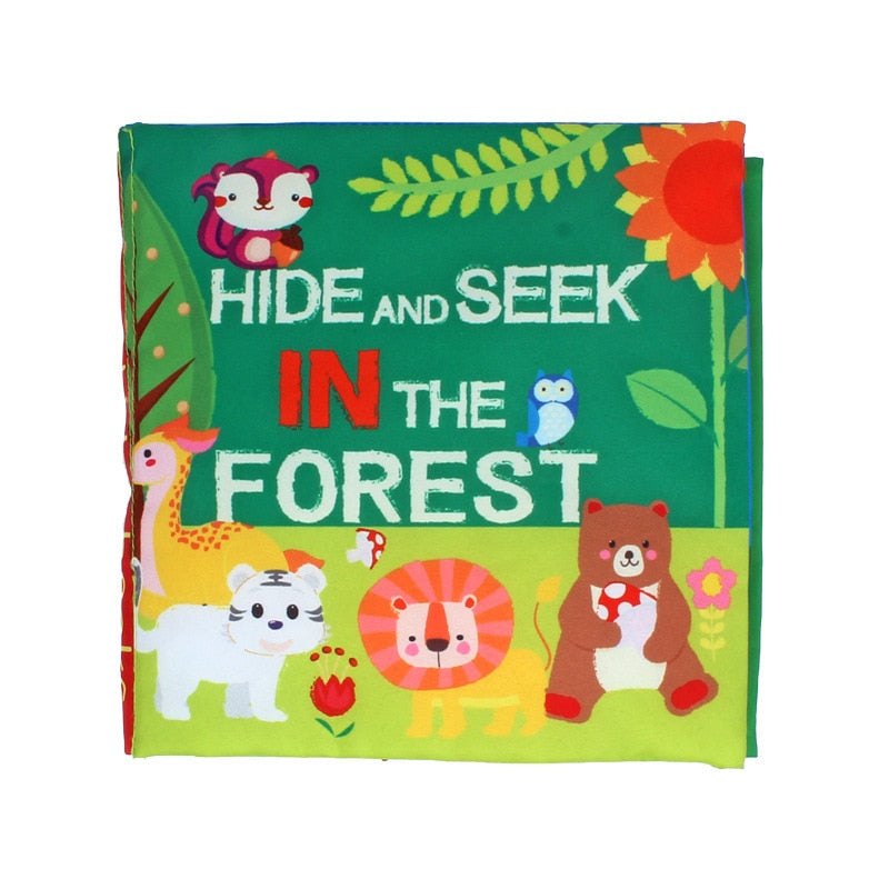 Baby Educational Hide and Seek Tail Cloth Book childrensterritory