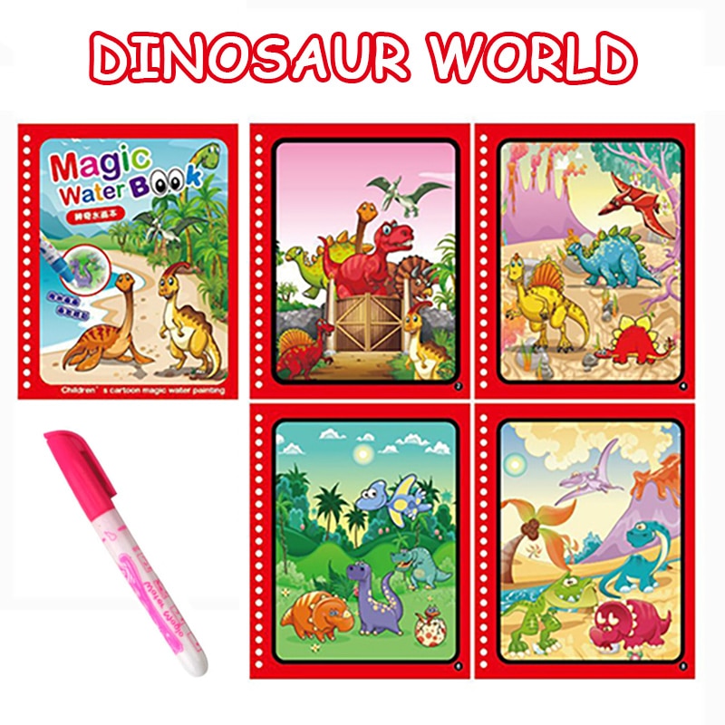 1pcs Reusable Water Drawing Book Educational Toys childrensterritory