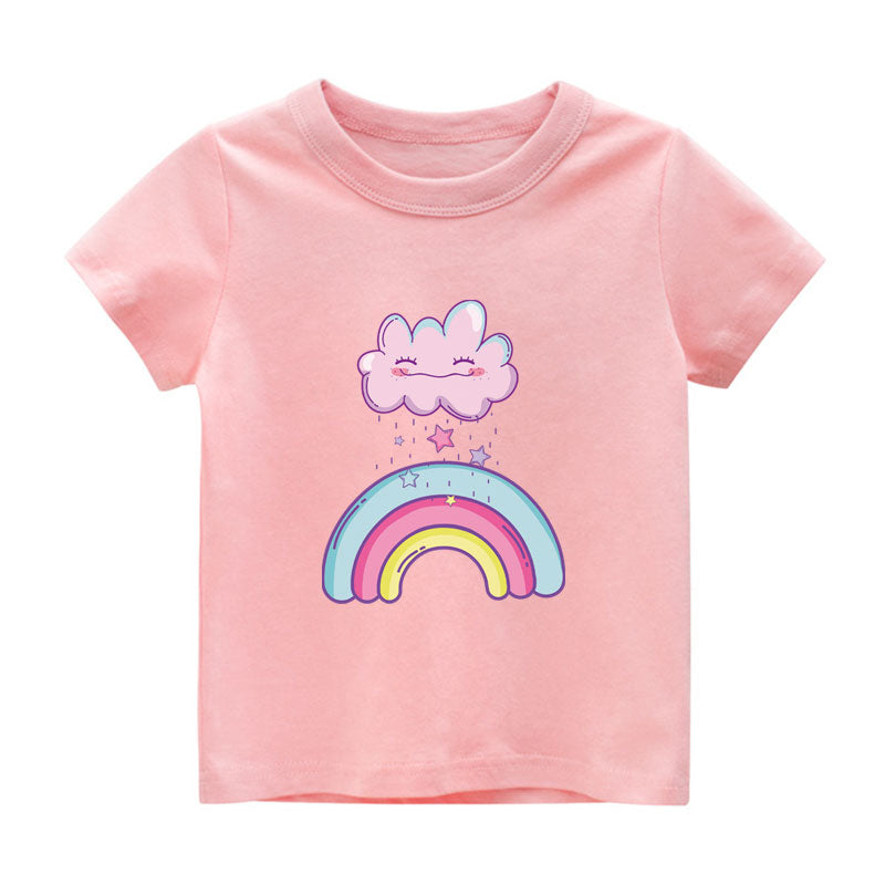 Kids Boys/Girls Cartoon Printed Summer Tees/Tops childrensterritory