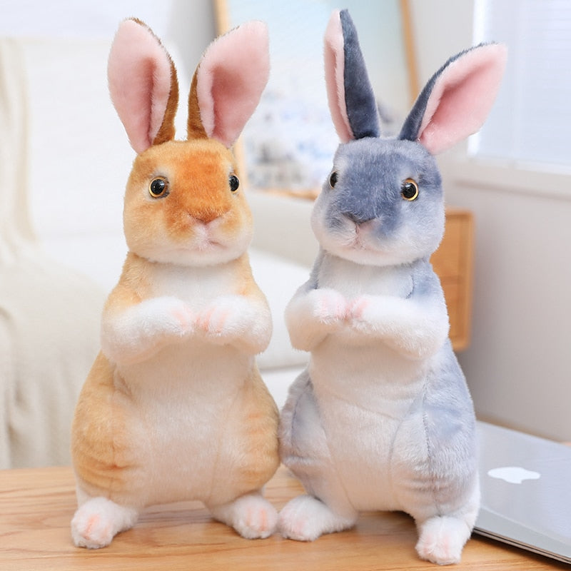 Realistic Rabbit Stuffed Toys for Kids Room Decor childrensterritory