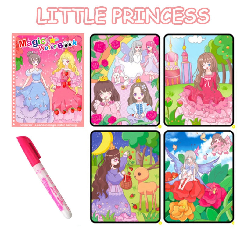 1pcs Reusable Water Drawing Book Educational Toys childrensterritory