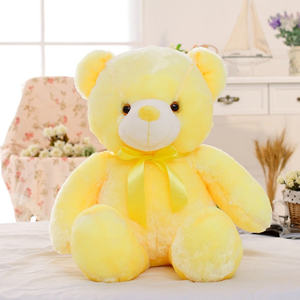 Colorful Glowing Teddy Bear Stuffed Toys for Kids childrensterritory