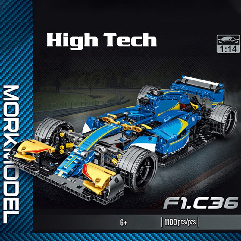 F1 Racing Car Model Building Bricks Toys for Kids childrensterritory